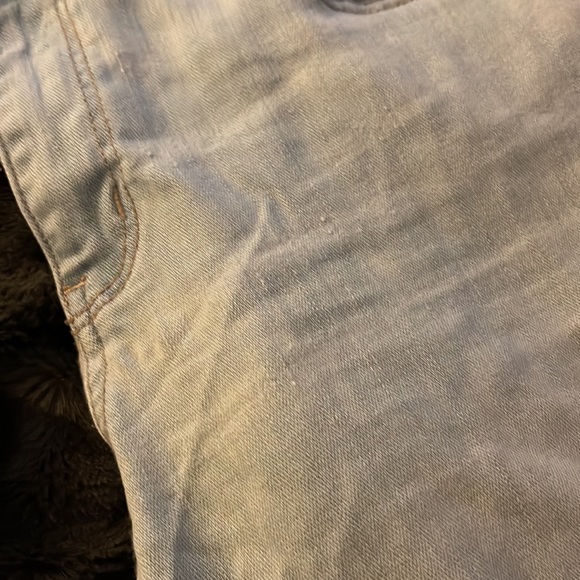 AE super stretch x super light distressed hole detailed skinny jegging jean - Picture 3 of 9